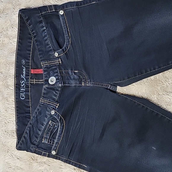 Guess Navy Jeans Skinny Leg Sz 28 - Picture 2 of 10
